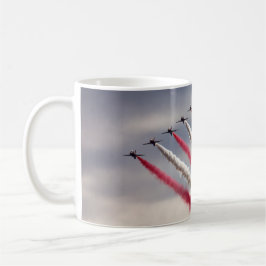 Skyward Glory: Patriotic Flyover Mugg