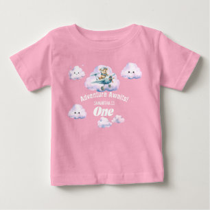 Skyward Soiree: Teddy Bear Adventure T-Shirt