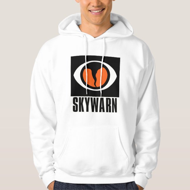 SKYWARN-Hoodie (bekläda), Tröja Med Luva (Framsida)