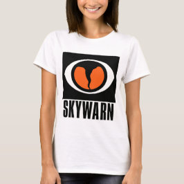 SKYWARN-kvinna T-tröja T-shirt