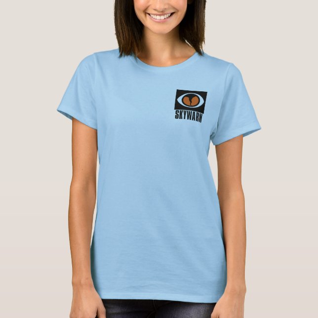 SKYWARN Kvinnors Jacka T-shirt (Framsida)