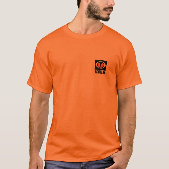 SKYWARN-orangeTshirt T-shirt (Framsida)