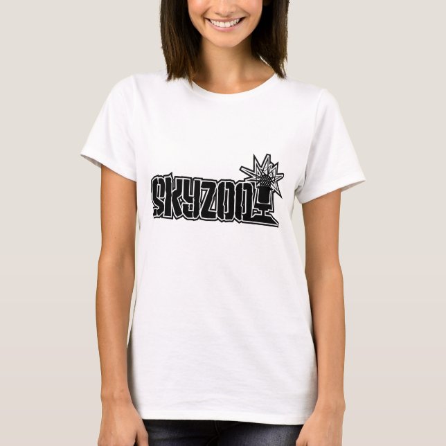 Skyzoo-Lyrisk dikt utslagsplats: Kvinnor T-shirt (Framsida)