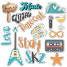 SKZ Timeout-Anpassningsbar (Blue Ver) - Klipp ut v