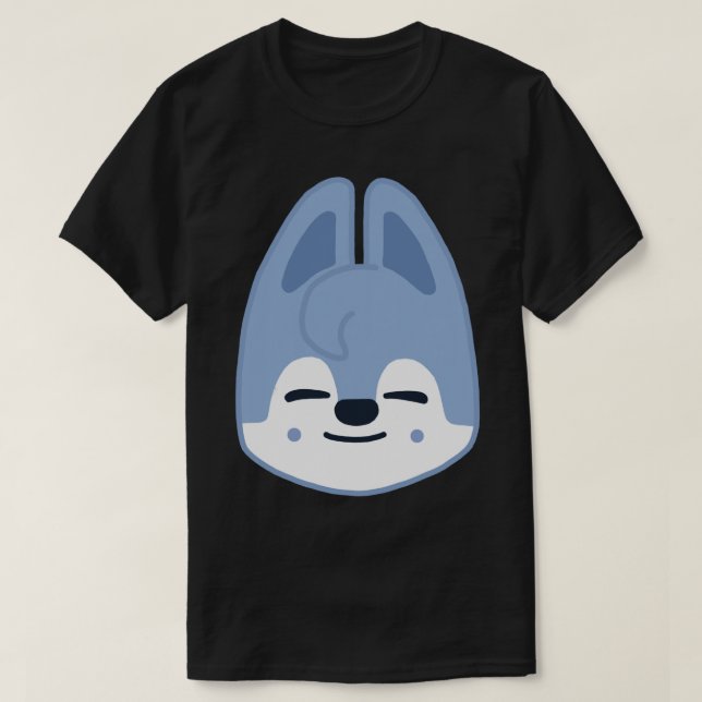 SKZOO Varg Chan Stray Kids Bang Chan Sticker T Shirt (Design framsida)