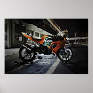 SL-Tävlans Kawasaki ZX-10R Poster
