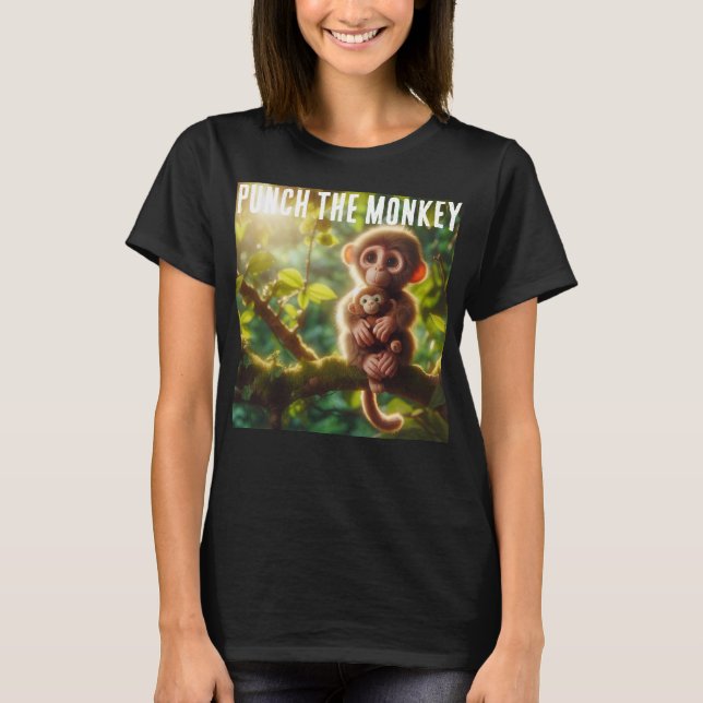 Slå apa solidaritet T-shirt (Framsida)