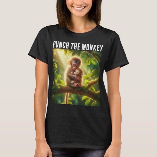 Slå apa Solidaritet T-Shirt (Framsida)