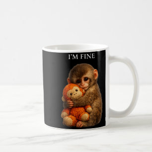 Slå apa söt bebis rolig djur kaffemugg