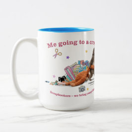 Slå apa tvåtons kaffemugg 15oz