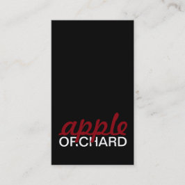 slå av äppelfruktkort lojalitetskort