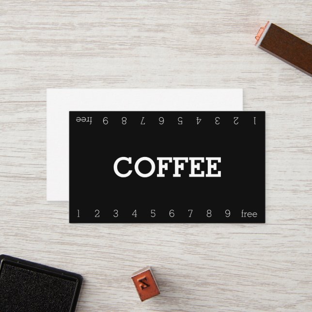 Slå av enkelt Dubbla nummer förmånskassett Lojalitetskort (Fram/Back In Situ)