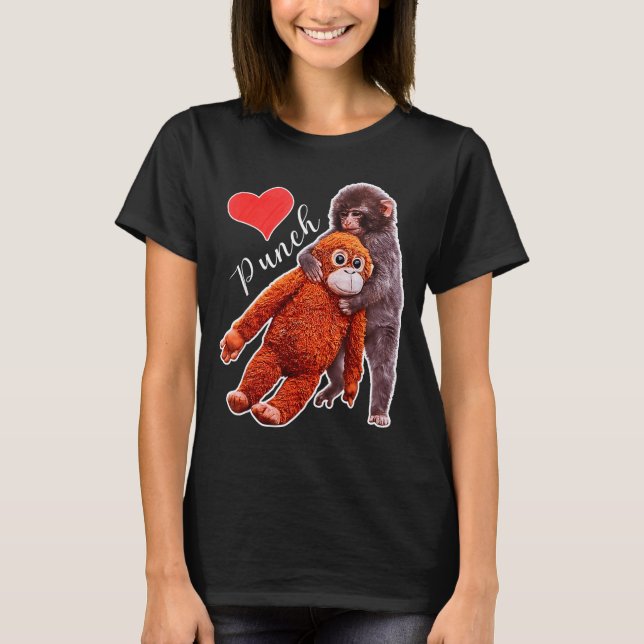 Slå baby apa meme  t shirt (Framsida)
