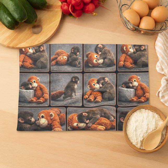 Slå Babyapa Kökshandduk (Skapare uppladdad)