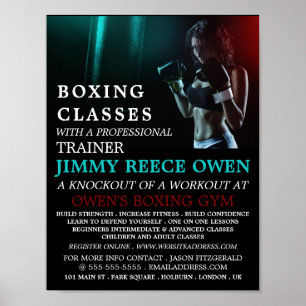 Slå Bag, Boxing Class Advert Poster