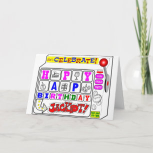 Slå Birthday Jackpot Kort