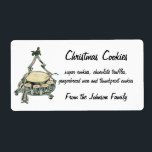 Slå Bowl i en Vintage-jul i Träd Fraktsedel<br><div class="desc">Vintage illustration: God jul helgdag och drycker som är utformade som en Julgran och som innehåller ägg som serveras i ett finare silver slår skål. Holly löv och röda bär dekorerar toppen. En traditionell vuxen som serveras i en behållare för klassisk elegant. Glad helg och Season hälsningar!</div>