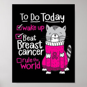 Slå bröstcancer styra världen överlevande Citat Poster