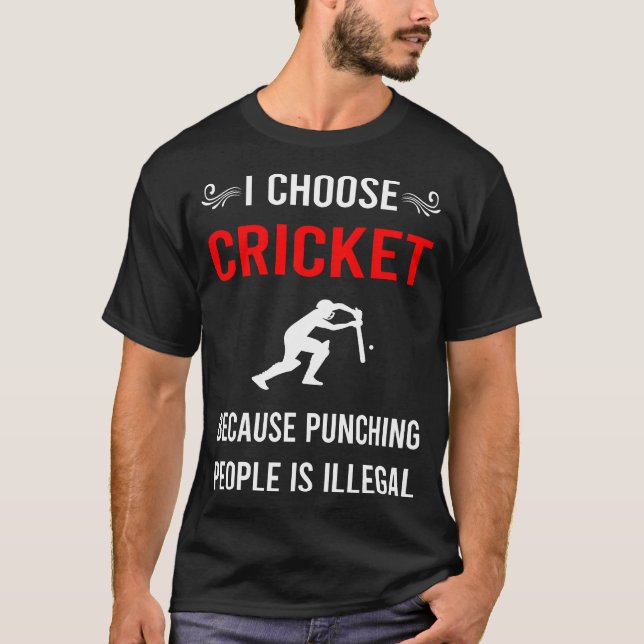 Slå cricket t shirt (Framsida)