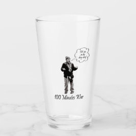 Slå dem under de sista 100 minuterna Beer Tumbler Glaskopp