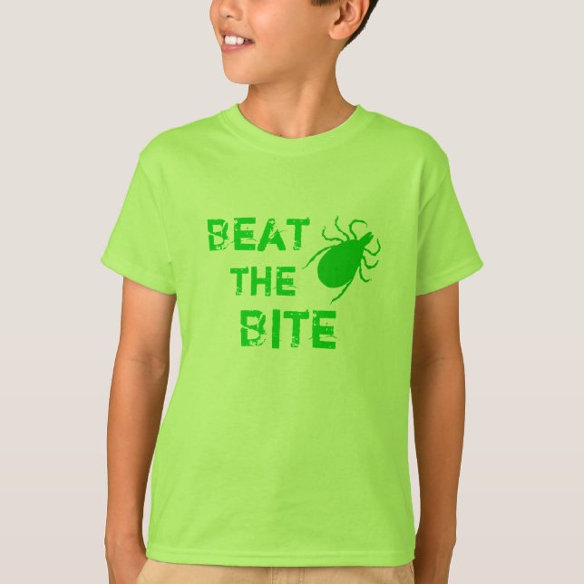 Slå den bitaLyme sjukdomen Tee Shirt (Framsida)