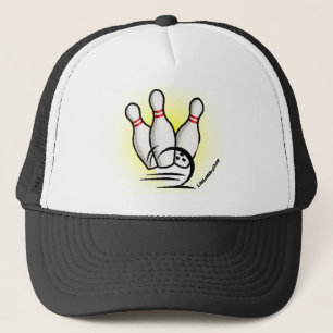 Slå den bowlingstiftlocket/hatten keps