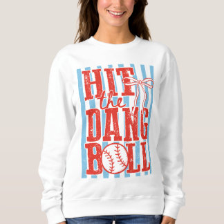 Slå Den Fördömda Bollen Baseboll T Shirt