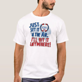 Slå det någonstans volleyboll vid Mudge studior Tee Shirt