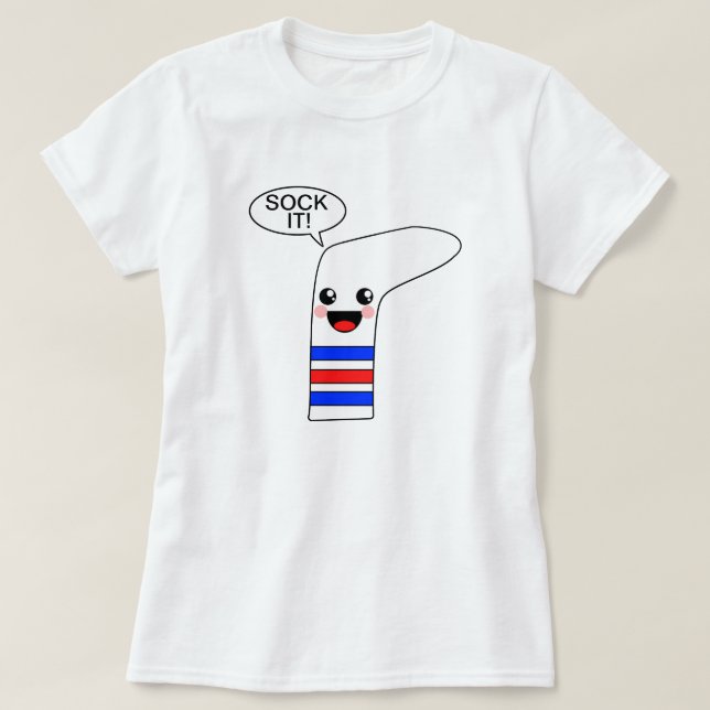 Slå det t-shirt (Design framsida)