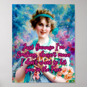 slå dig i ansikte. A Painting by Emile Vernon Poster