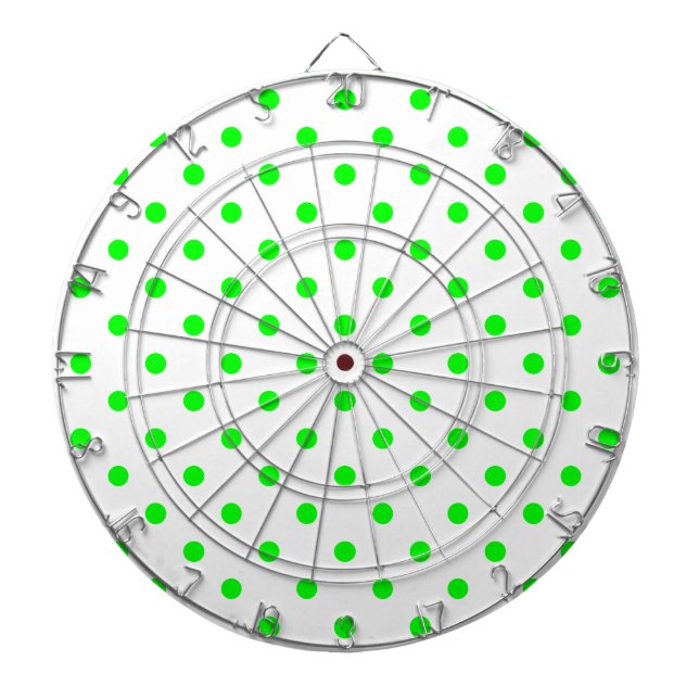 SLÅ DOT Grönt Polka Dot Dart Board Piltavla (Framsidan)