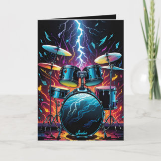 Slå en takt trumset tomt kort