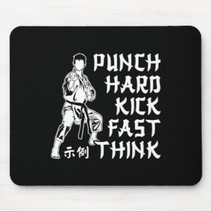 Slå Fast Tänka Karate Martial Arts Musmatta