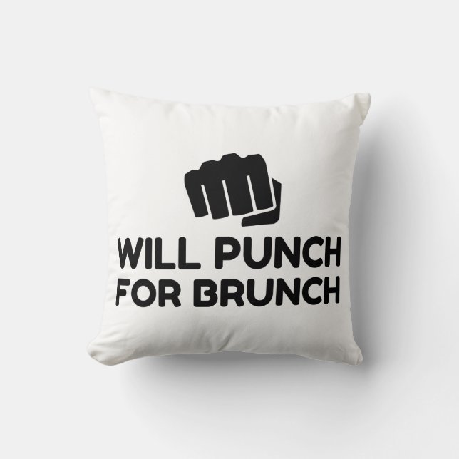 SLÅ FÖR BRUNCH KUDDE (Framsida)