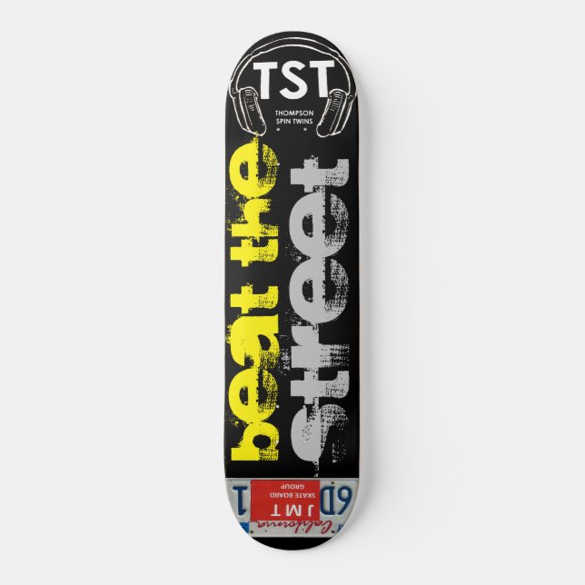 SLÅ GATAN Skateboard (Framsida)