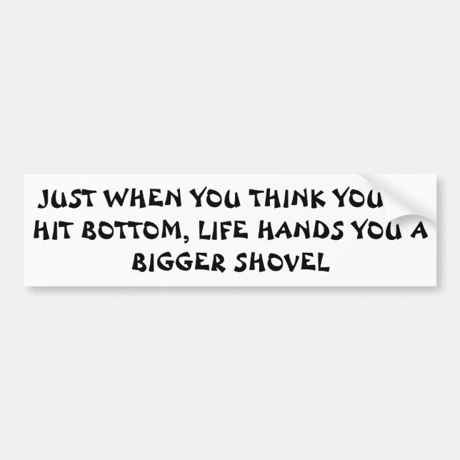 Slå Grund? Life säger "Behålla Diggin" Bildekal (Framsidan)