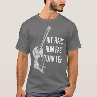 Slå hårddisk Springa Fast Turn Lämnat Baseball Sof T Shirt