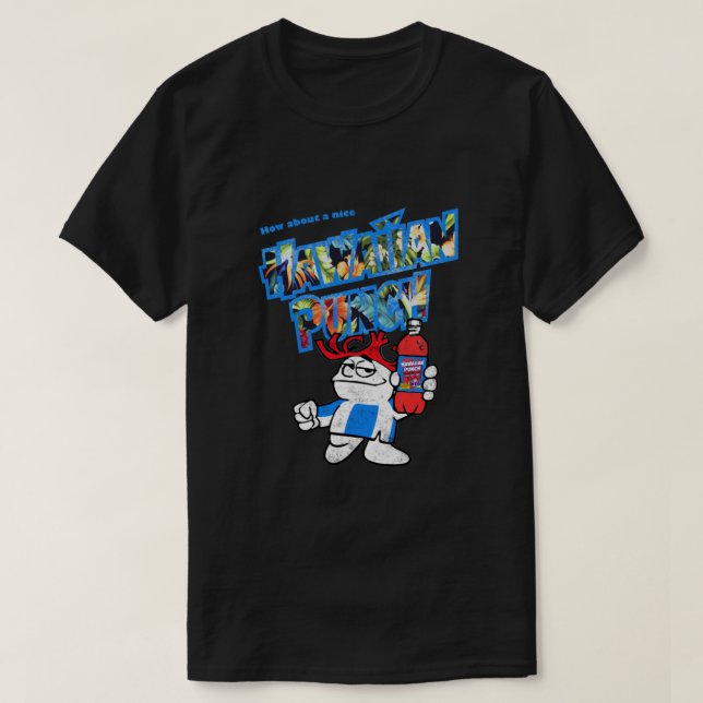 Slå hawaiian (hur är det med...) t shirt (Design framsida)