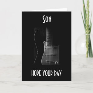 SLÅ HÖGERNA NOTES PÅ BIRTHDAY ***SON*** KORT