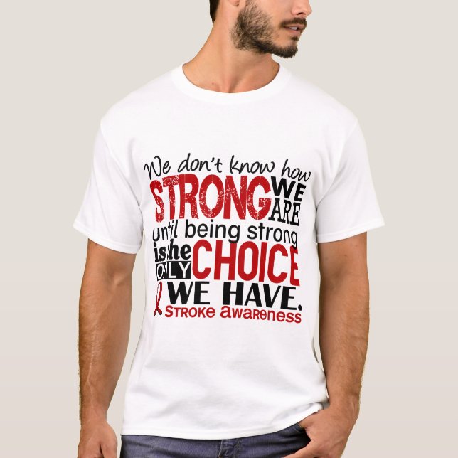 Slå hur starkt vi är t-shirt (Framsida)