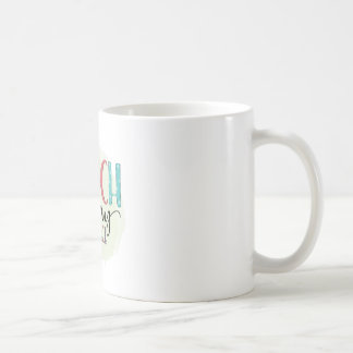 Slå i dag i ansikte kaffemugg