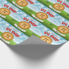 Slå ihop det med Pi Day Wrapping Papper Presentpapper