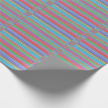 Slå in pappert färgrikt grafiskt fodra mönster