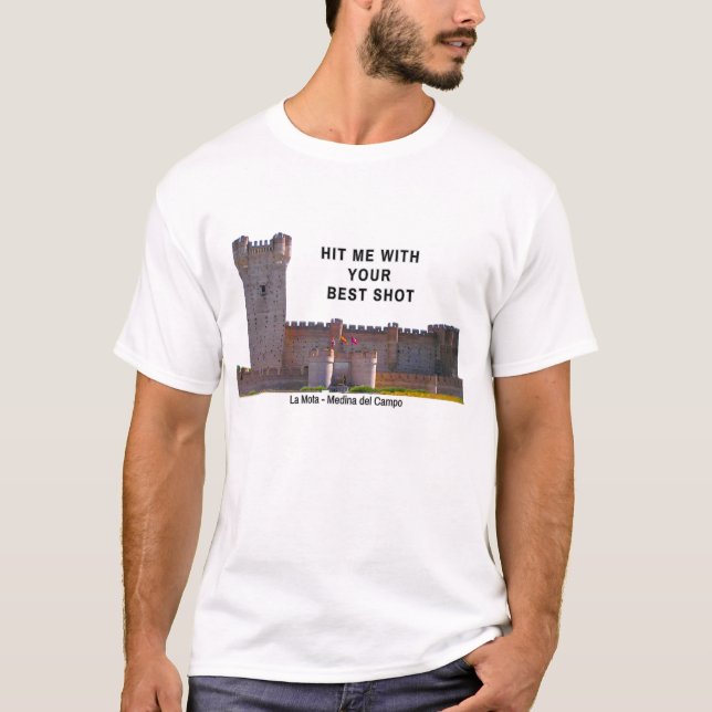 Slå jag gör slott T-shirt (Framsida)