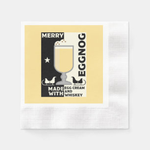 Slå Jul Eggnog Pappersservett