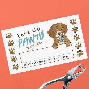 Slå kort för låt oss Go Pawty Potty Training Rewar