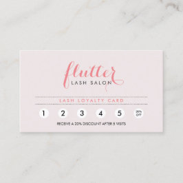 Slå kort för Rosa Lash Salon Loyalty