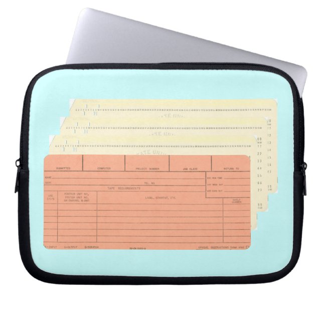 Slå kort Laptop sleeve (Framsidan)