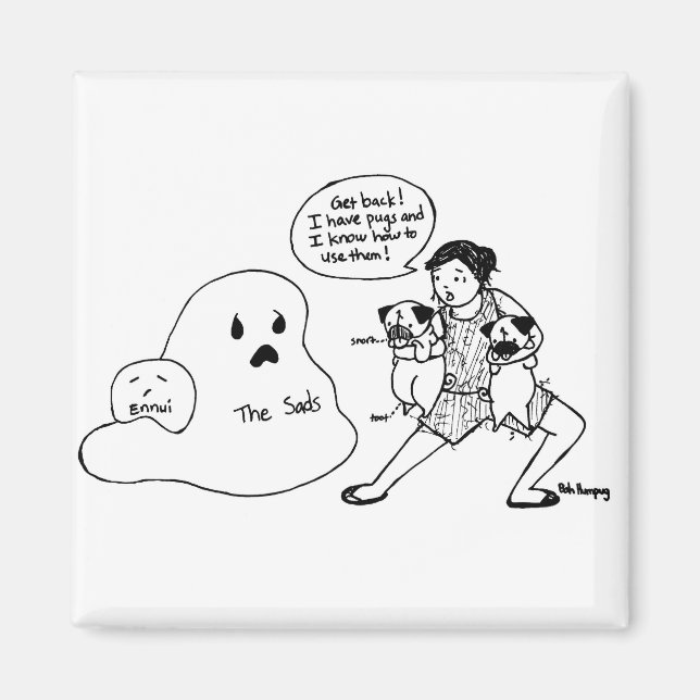 Slå Ledsarna Magnet (Framsidan)