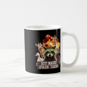 Slå Maxes Evade Taxes Funny Gym Bodybuilding Lifti Kaffemugg